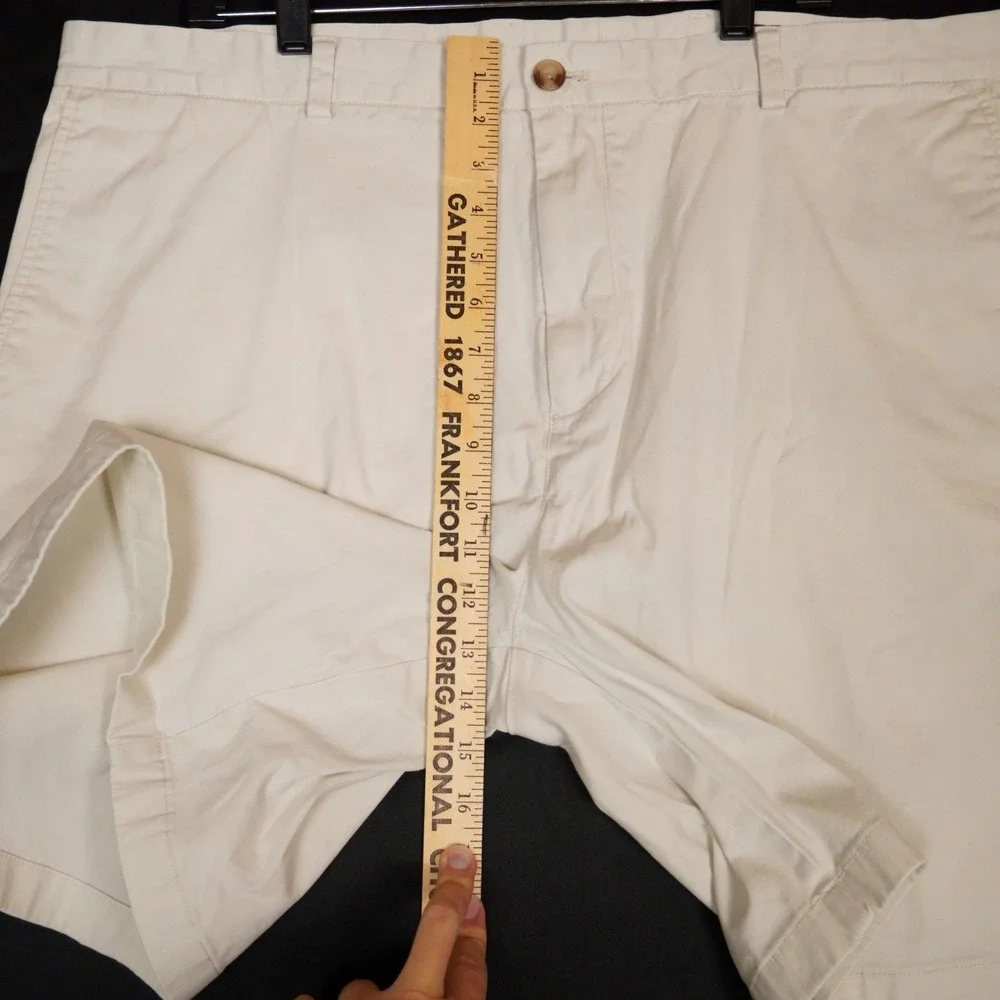 Vineyard Vines Breaker Shorts Mens 44 Beige Chino Casual Stretch Cotton Twill